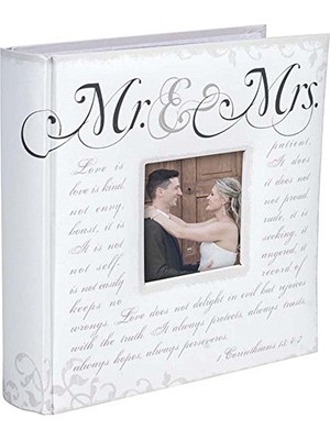 Orevio 2-Up Mr & Mrs. Korintik Beyaz Çerçeve, Tek Beden