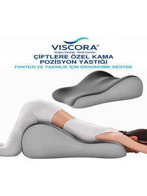 Viscora Vıscora Çiftlere Özel Pozisyon Yastığı – Fantezi ve Yakınlık Için Ergonomik Destek Minderi