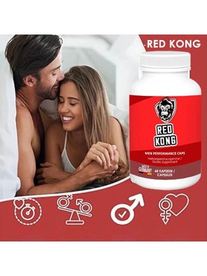 Bezos Red Kong Erkeklere Özel 60LI x 2 Ad+Lustra Masaj Yağı