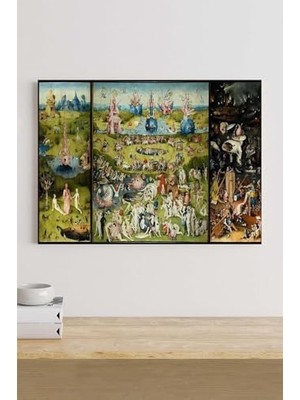 Orevio (PSTER19138) Dünyevi Zevkler - Hieronymus Bosch Sanatsal Kanvas Tablo 30 x 40