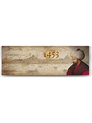 Orevio Fatih Sultan Mehmet 1453 Tablosu - 150X50 cm