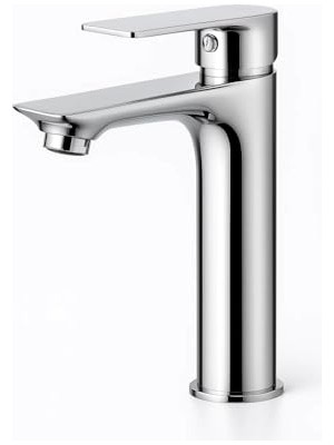 Orevio Sabit Lavabo Bataryası, Banyo ve Lavabo Musluğu, 17 Cm, Sıcak Soğuk Su Kontrolü, Paslanmaz Gövde, Krom Kaplama, Bağlantı Hortumu ve Montaj Elemanları Dahil, Dayanıklı, Şık ve Uzun Ömürlü