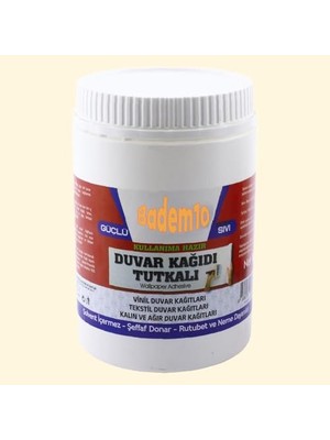 Orevio Tutkal Vinil Tekstil Kağıtları Sentetik Polimer Şeffaf 1 kg Duvar Kağıdı Yapıştırıcısı Sıvı Hazır