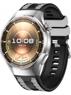 Orevio Huawei Watch Gt 6 Pro 46 mm Uyumlu 22 mm Outdoor Tasarım Spor Silikon Kordon