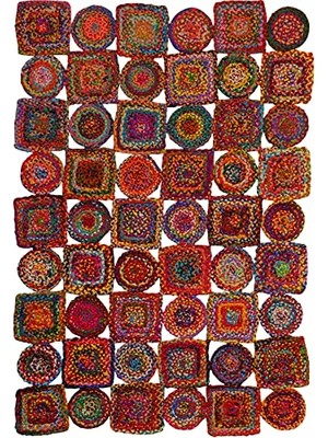 Orevio Natura Jüt Hasır Halı Multi 00009A 120 x 180