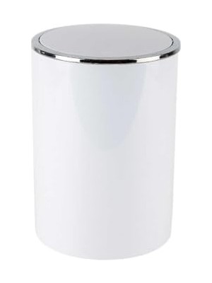 Orevio Lenox Çöp Kovası, 6 L, Beyaz, M-E35-01