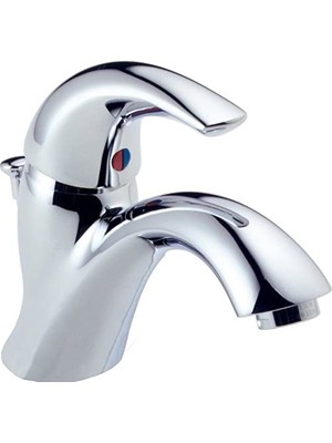 Orevio Faucet Klasik Orta Set Banyo Bataryası Krom, Krom 583LF-WF, Banyo Lavabo Bataryası, Tahliye Montajı
