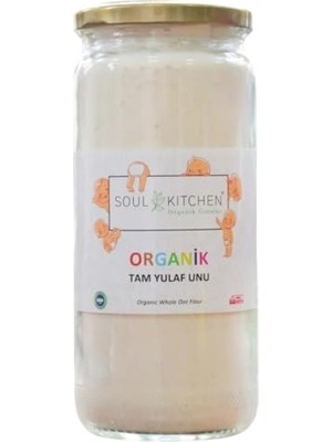 Orevio Organik Tam Yulaf Unu 250 G, Cam