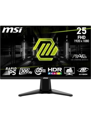 Orevio 24.5 Mag 255XF; Gaming Monitör, Fhd, 16:9 Flat, Ips, 300HZ, 0.5ms (Gtg), Adaptive-Sync