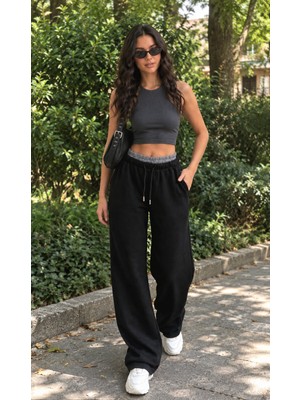 Cotton Lab Lastik Bel Detaylı Eşofman Altı