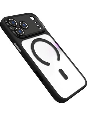 Bezos Joko Apple iPhone 17 Pro Max Uyumlu Hazar Magsafe Kapak - Siyah