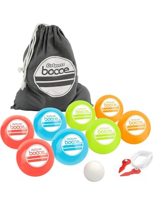 Gosports Üniseks Yetişkin Yumuşak Bocce Seti / 8 Ağırlıklı Top, Pallino ve Çanta Dahil / I�