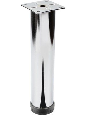 TeknoKapsül Metal Krom Ayak 42 mm Çap 10 cm Yükseklik
