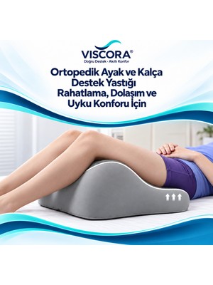 Ortopedik Ayak ve Kalça Destek Yastığı – Rahatlama, Dolaşım ve Uyku Konforu Için