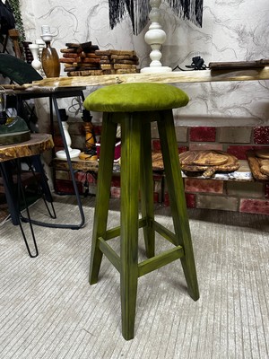 Taburecity -Ahşap Puf TABURE-70CM