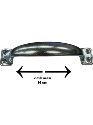 TeknoKapsül Boş Kulp No 165 14 cm Delik Arası