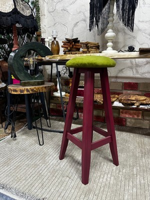 Taburecity-Ahşap Puf Tabure  -70CM