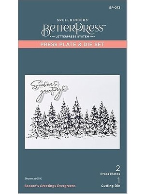 Orevio Metal Pres Plakası, Season's Greetings Evergreens Tasarımı