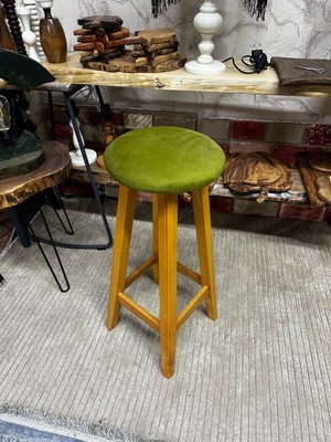Taburecity-Ahşap Puf  Tabure-70 cm