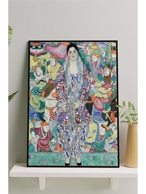Orevio PSTER14706 Friederike Maria Beer Portre - Klimt Sanatsal Çerçeveli Tablo 40 x 50