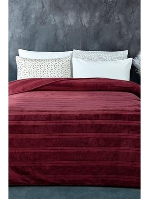Orevio Kırmızı 150X230 cm Tek Kişilik Supersoft Battaniye Mayer