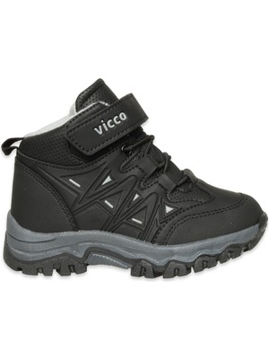 Vicco 869.F26K.264 Denali Filet Siyah-Beyaz Çocuk Bot