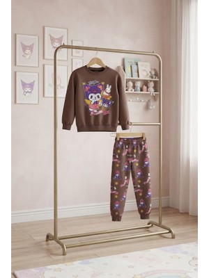 Jeliboom Kids Wear Jeliboomkidswear Sevimli  Karakter Baskılı Çocuk  Alt Üst Takım