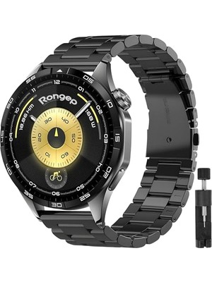 Orevio Huawei ile Uyumlu [kısaltma Aparatlı] 22 mm Çelik Kordon Gt6/gt6 Pro/gt5/gt5 Pro/gt4/gt3/gt3 Pro/gt2/gt2 Pro 46 mm Için Baklalı Model Gt6 Pro Kordonu Paslanmaz Metal Gt6 Kordon