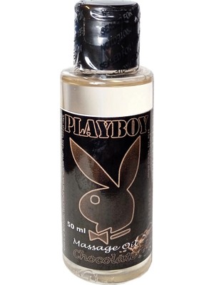 Bezos Playboy Çikolatalı 50 ml Taşınabilir Boy Errotik Masaj Yağı / Playboy Strawberry Chocolate Massage Oil 50ML