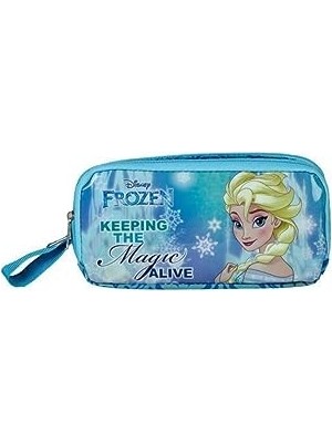 Orevio Frozen Elsa Temalı Iki Bölmeli Kalem Çantası