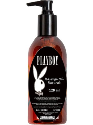 Bezos Playboy 120ML Masaj Yağı Naturel Aromaterapi  Cxnt - Playboy Natural Massage 120ML Oil