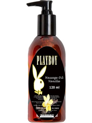 Bezos Playboy Aromaterapi Vanilyalı Masaj Yağı 120 ml Gxmz -  120ML  Vanilla Massage Oil