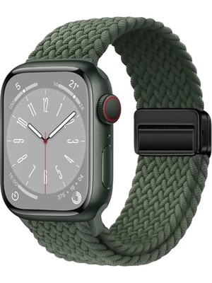 Orevio Apple Watch Uyumlu Örgü Kayış; Esnek Yapı, Metal Manyetik Toka ve Kolay Kullanım