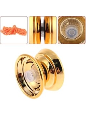 Orevio Gold Metal Unresponsive Yoyo, Ekstra Rulmanlı Oyuncak