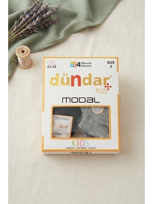 Dündarerkek Çocuk Modal Patik Dikişsiz/soft Yıkama/kokulu(23-25)3 Yaş