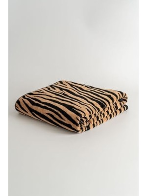 Orevio Tiger %100 Pamuk Kadife Banyo Havlusu
