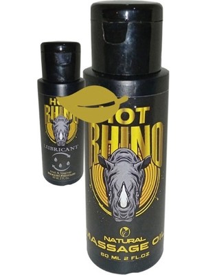 Bezos Hotrhino Naturel 60 ml Erotikmasaj Yağı Yanında Kadınlar ve Ap.erkekler Için Lubrikantgel Forerotic