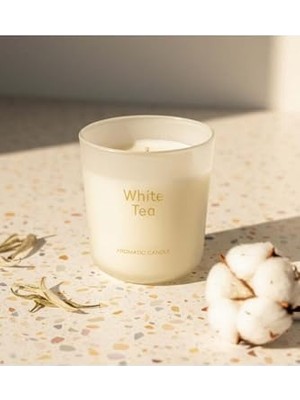 Orevio White Tea Kokulu Beyaz Mum, 175 G