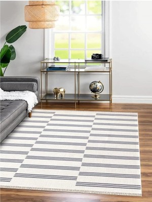 Mec Home Karesse 133 - Modern, Yıkanabilir, Çift Taraflı Kilim - 7 Boyut Seçeneği ile Salon, Yatak Odası, Mutfak ve Antre Kilim (160X220)