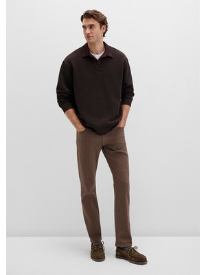 Mavi Marcus Kahverengi Comfort Gabardin Pantolon 0035190680