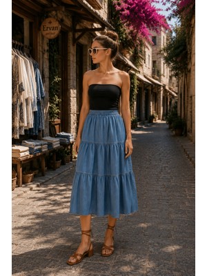 Eren Style Kot Etek %100 Pamuklu (Boy:70 Cm)(36- 48 Beden Arası)