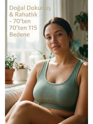 Underwear Bodyway Kadın Fitilli Kalın Askılı Esnek Toparlayıcı Crop Atlet Büstiyer Günlük Sütyen