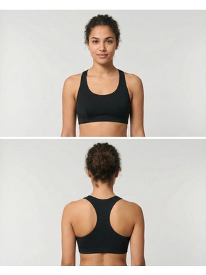 Underwear Bodyway Yüzücü Sırt Çıkarılabilir Pedli Sporcu Sütyeni Pamuklu Toparlayıcı Yarım Atlet Büstiyer