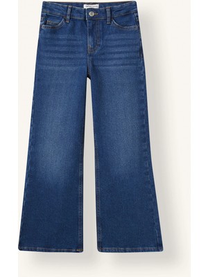 DeFacto Flare Fit Rahat İspanyol Paça Jean Pantolon Kız Çocuk I4938A826AU