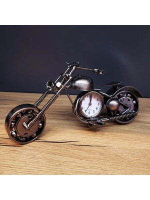 Livenda Masaüstü Dekoratif Metal Motor Saat
