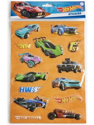 Koton Hot Wheels Lisanslı Otomobil Temalı Sticker Seti