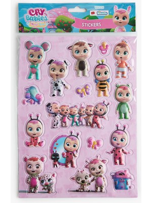 Koton Cry Babies Lisanslı Karışık Figürlü Sticker Seti