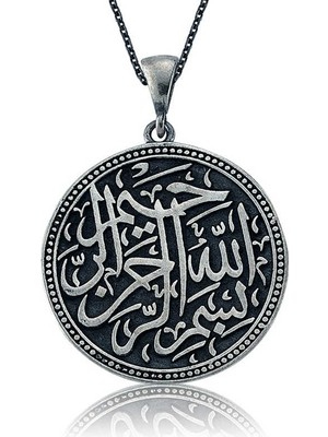Inure Jewelry Gümüş Besmele-i Şerif Bayan Kolye