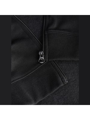 Jack & Jones Erkek Gögüs Baskili Regular Fit Kapüsonlu Sweatshirt - Aero