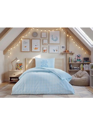 Doqu Home Joyful Festival Nevresim Takımı Blue Day Tek Kişilik